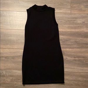 High Neck Sleeveless Bodycon Dress